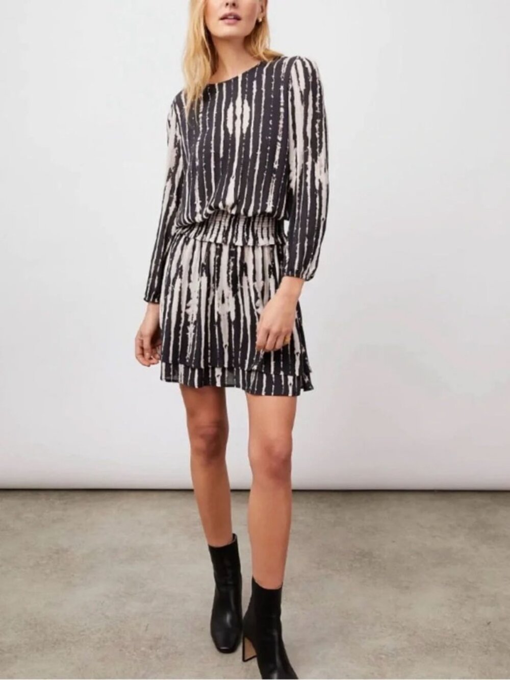 Rails Inez Long Sleeve Mini Dress